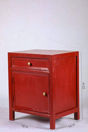 BEDSIDE TABLES Northern Lights Bedside Table (Red)