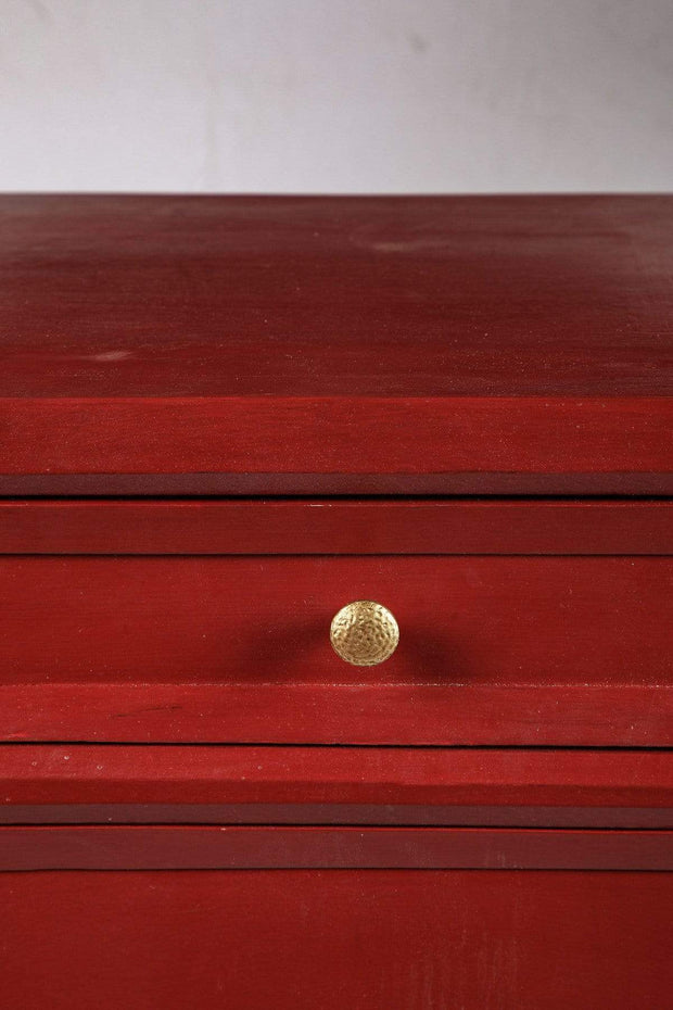 BEDSIDE TABLES Northern Lights Bedside Table (Red)