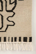 WOVEN & TEXTURED RUGS Nu Primitive Woven Rug (Black/White)