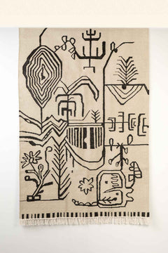 WOVEN & TEXTURED RUGS Nu Primitive Woven Rug (Black/White)