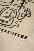 WOVEN & TEXTURED RUGS Nu Primitive Woven Rug (Black/White)