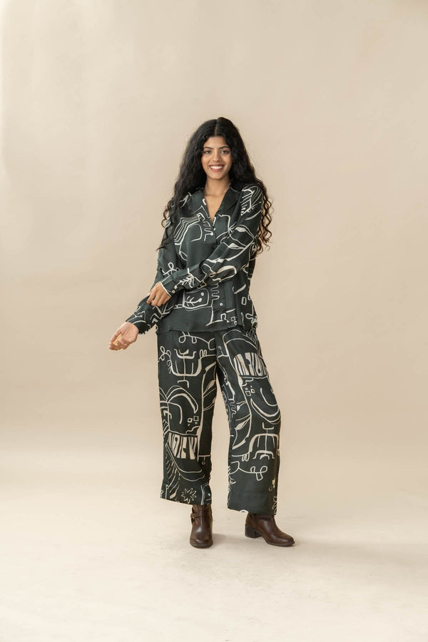 Nu Primitive Boxy Pants (Nightfall Neutral)
