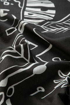 Nu Primitive Espresso Printed Upholstery Fabric
