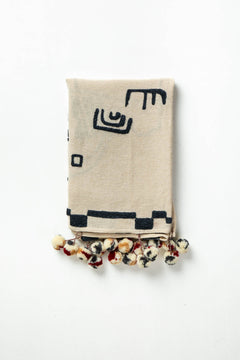 Nu Primitive Off White Sofa Throw