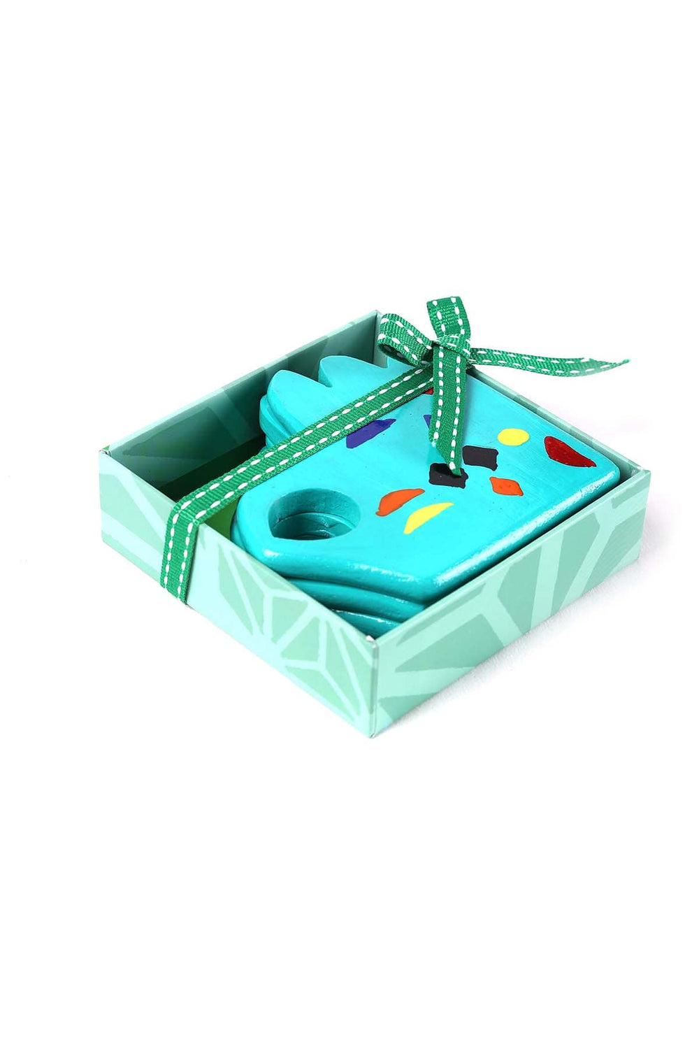 TRIVETS & COASTERS Okey Doke Mint Coaster (Set Of 4)