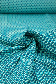 PRINT & PATTERN UPHOLSTERY FABRICS Ooty Geo Patterned Upholstery Fabric (Blue Waters)