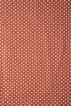 Ooty Geo Patterned Upholstery Fabric (Red Earth)