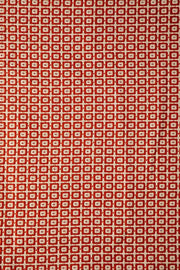 PRINT & PATTERN UPHOLSTERY FABRICS Ooty Geo Patterned Upholstery Fabric (Red Earth)