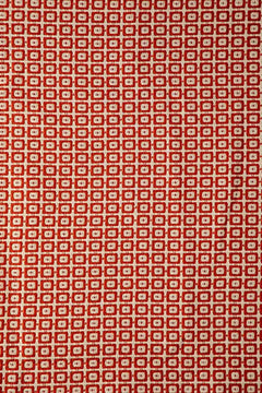 PRINT & PATTERN UPHOLSTERY FABRICS Ooty Geo Patterned Upholstery Fabric (Red Earth)