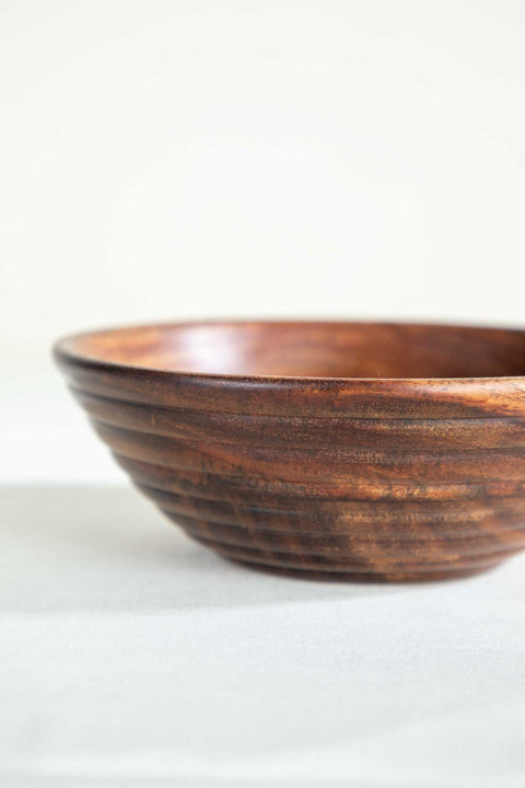 SERVING BOWLS Orbit Wooden Salad Bowl (Set Of 2)