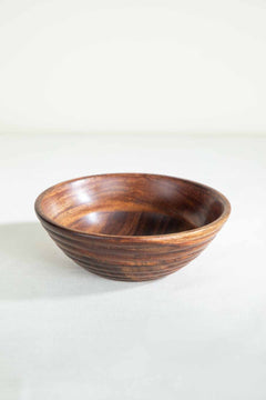 Orbit Small Wooden Serving Bowl