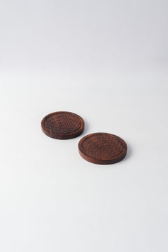 Orbit Natural Coaster (Set Of 2)