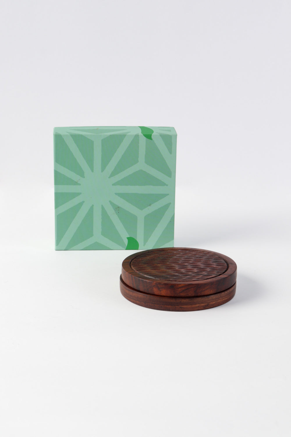 TRIVETS & COASTERS Orbit Natural Coaster (Set Of 2)