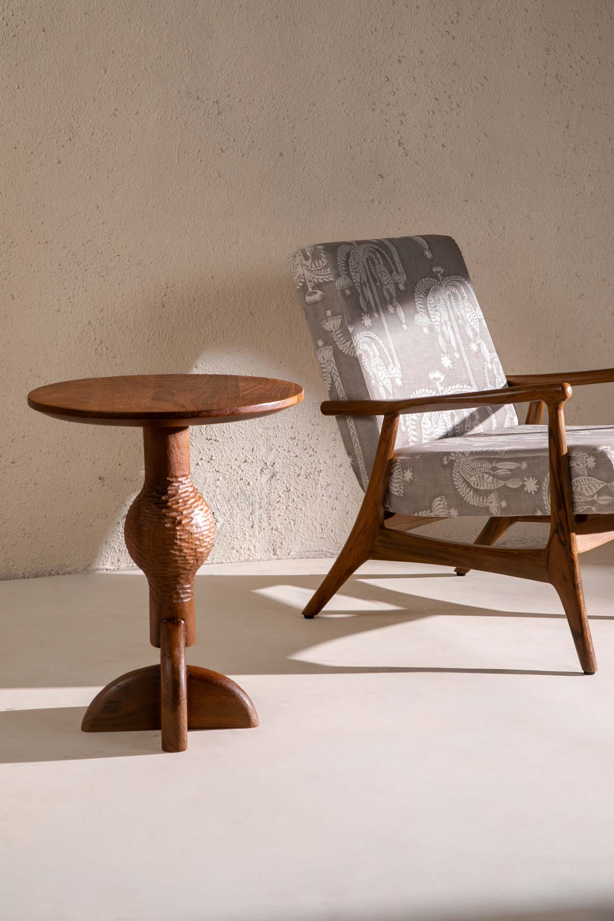 SIDEBOARDS Orbit Acacia Wood Side Table