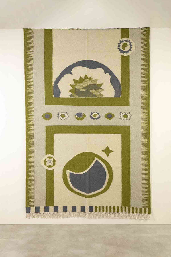 Orbit Woven Rug (Lunar Grey)
