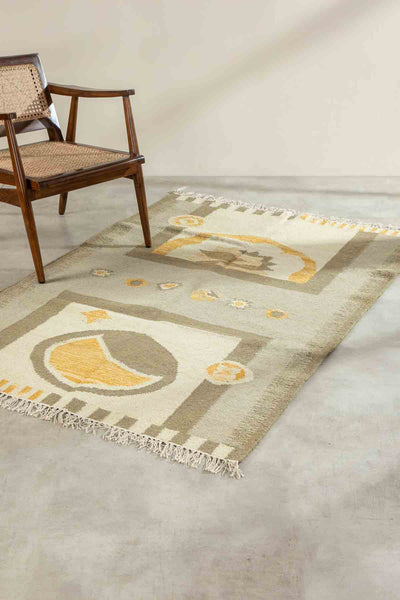 WOVEN & TEXTURED RUGS Orbit Woven Rug (Lunar Ochre)