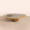 Oval Illusion Sheesham Wood Center Piece
