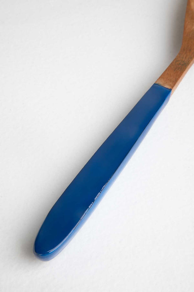 SERVING CUTLERY Painted Blue Serving Spoon (Set of 2)