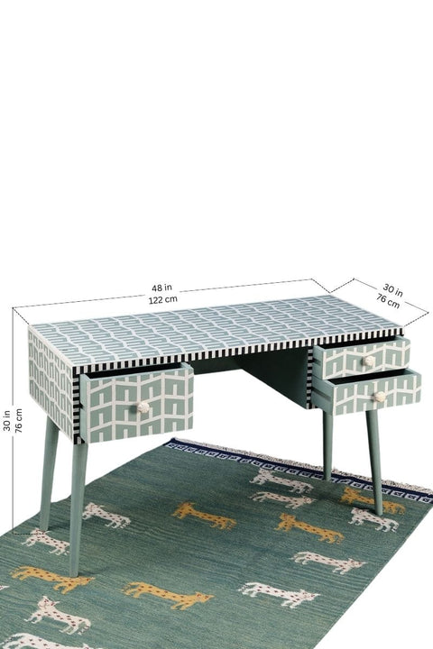 STUDY TABLES Palash Handcrafted Inlay Study Table