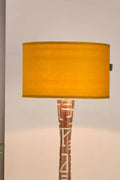 Solid Fabric Extra Large Drum Lampshade (Mustard)
