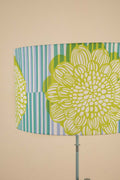 Tulukka Stripes Extra Large Drum Lampshade (Blue And Green)