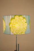 Tulukka Stripes Extra Large Drum Lampshade (Blue And Green)
