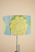 Tulukka Stripes Extra Large Drum Lampshade (Blue And Green)