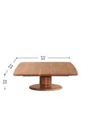 COFFEE TABLES Pali Acacia Wood Coffee Table