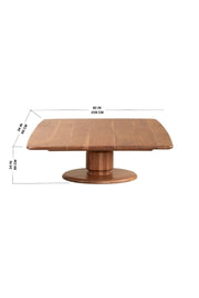 COFFEE TABLES Pali Acacia Wood Coffee Table