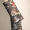 Palmyrah Slate Grey Velvet Table Runner