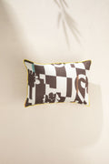 PRINT & PATTERN CUSHIONS Palmyrah  Creme Brown Cushion Cover (36 Cm X 50 Cm)