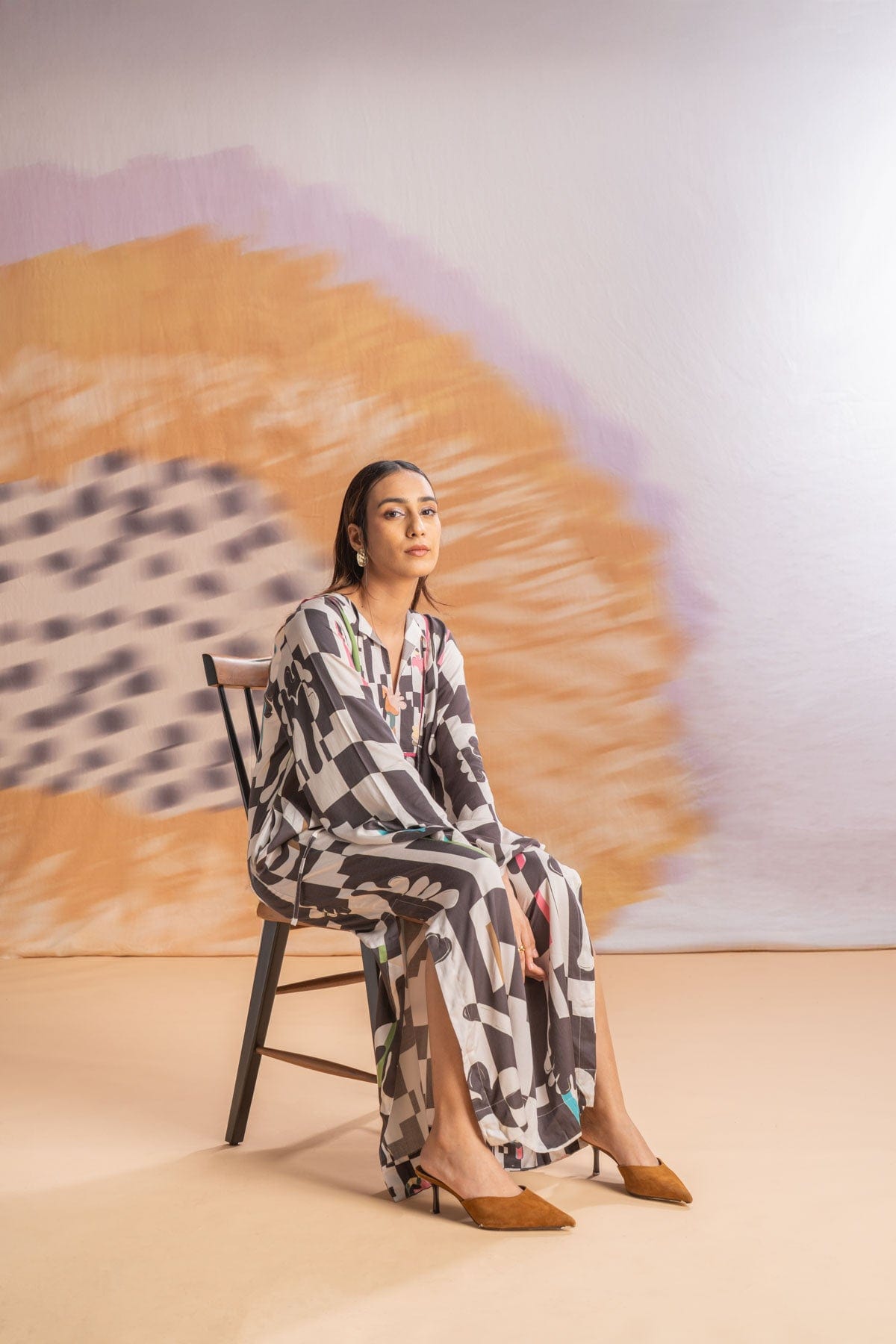 DRESSES Palmyrah Kaftan Dress (Shadow Grey)