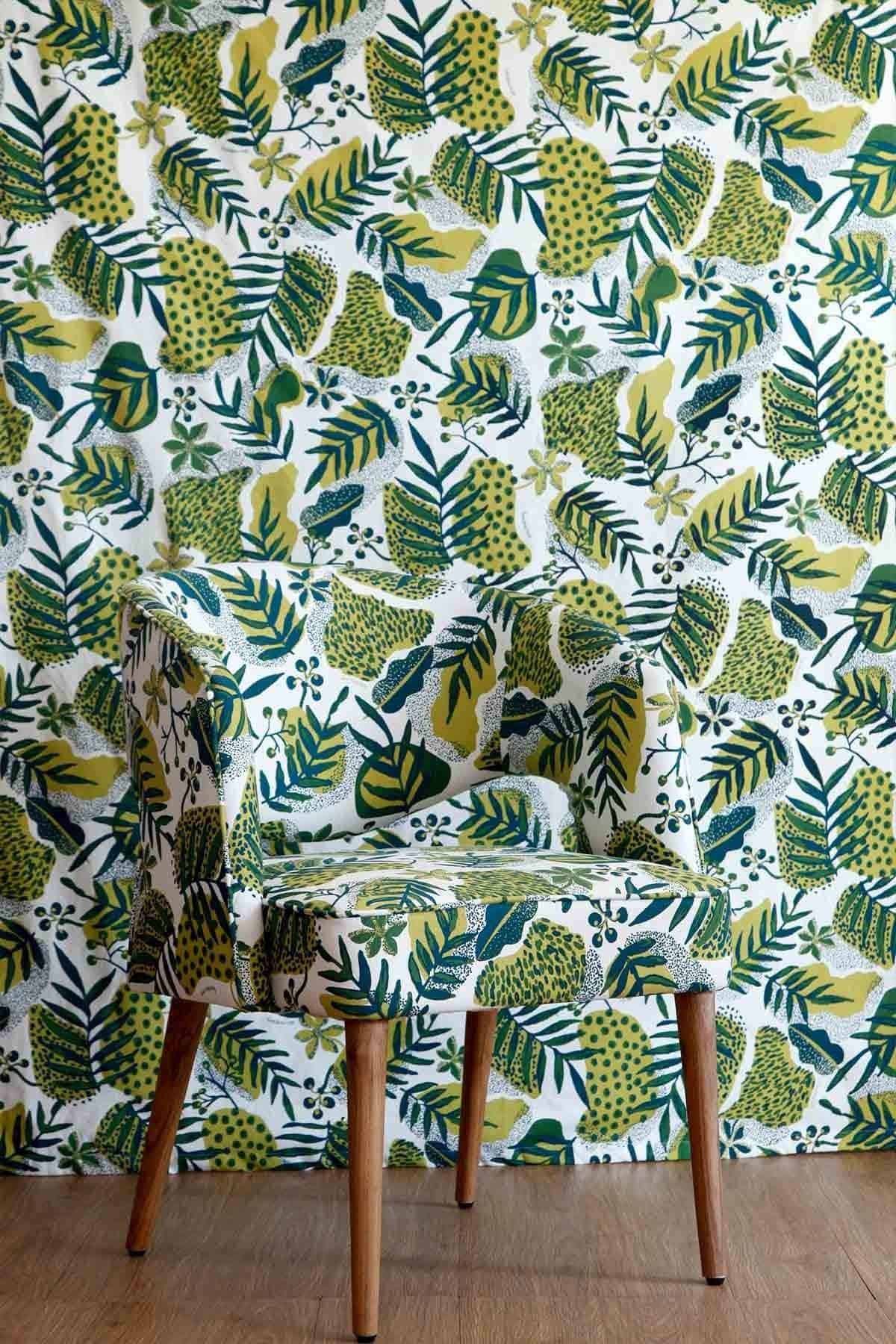 CURTAINS Panai Cotton Drapes And Blinds (Dark Green)