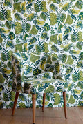 CURTAINS Panai Cotton Drapes And Blinds (Dark Green)