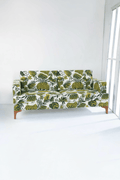 PRINT & PATTERN UPHOLSTERY FABRICS Panai Printed Upholstery Fabric (Dark Green)