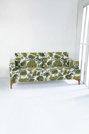 PRINT & PATTERN UPHOLSTERY FABRICS Panai Printed Upholstery Fabric (Dark Green)