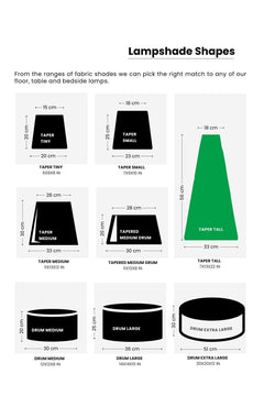 LAMPSHADES Panai Tall Taper Lampshade