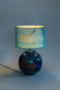 LAMPSHADES Pangong Lake Medium Drum Lampshade (Water Blue)