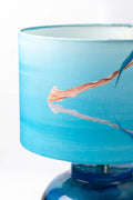 LAMPSHADES Pangong Lake Medium Drum Lampshade (Water Blue)