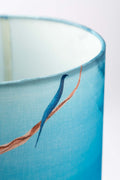 LAMPSHADES Pangong Lake Medium Drum Lampshade (Water Blue)