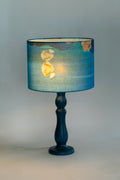 LAMPSHADES Pangong Lake Large Drum Lampshade (Water Blue)