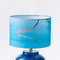 Pangong Lake Medium Drum Lampshade (Water Blue)
