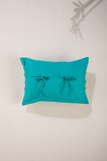 PRINT & PATTERN CUSHIONS Pangong Lake Spring Teal Cushion Cover (36 X 51 Cm)