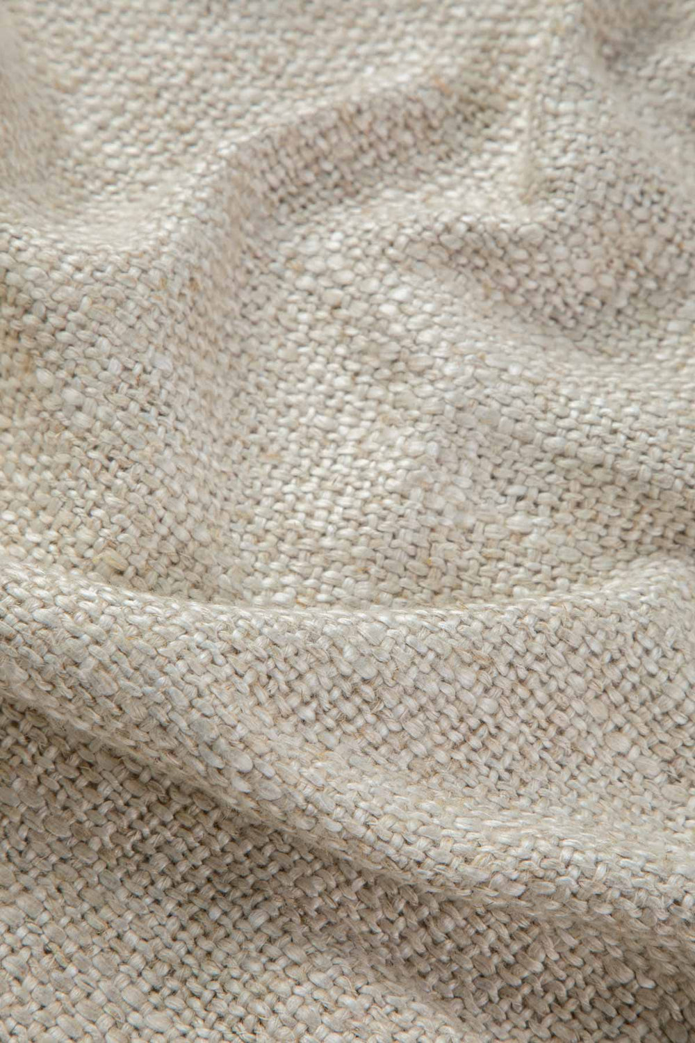 SOLID & TEXTURED UPHOLSTERY FABRICS Papyrus Beige Tweed Upholstery Fabric