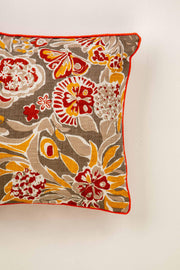 PRINT & PATTERN CUSHIONS Para Para Mustard Cushion Cover (36 Cm X 50 Cm)