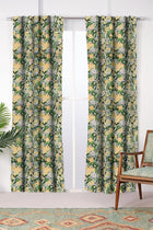Para Para Cotton Drapes And Blinds (Emerald Green)