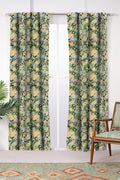 PRINT & PATTERN HEAVY FABRICS Para Para Printed Heavy Fabric And Curtains (Emerald Green)