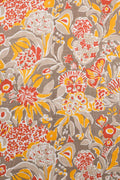 PRINT & PATTERN HEAVY FABRICS Para Para Printed Heavy Fabric And Curtains (Mustard And Green)
