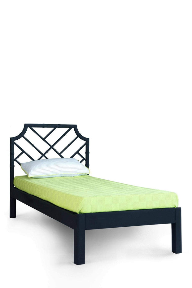 BEDS Penang Black Single Bed (Beechwood)