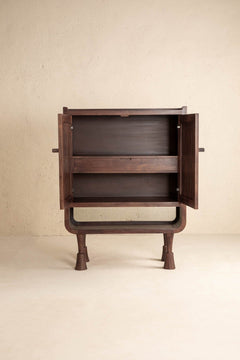 CABINETS Phase Acacia Wood Bar Cabinet